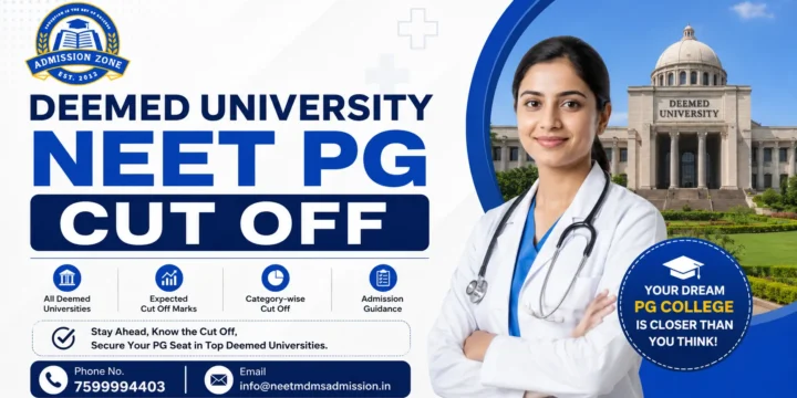 Deemed University NEET PG Cut Off
