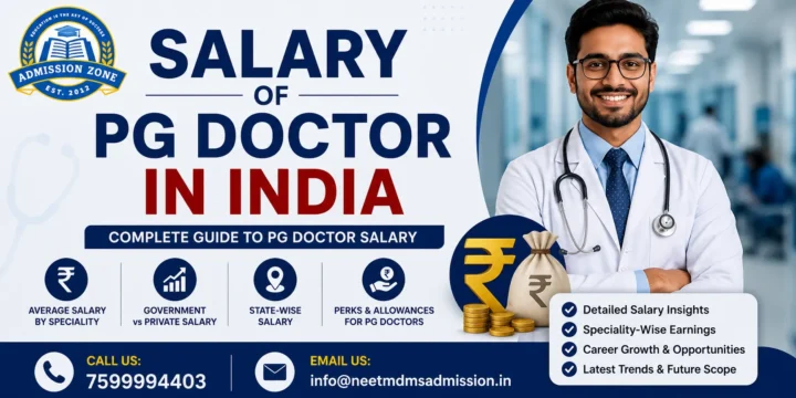 Salary of PG Doctor in India