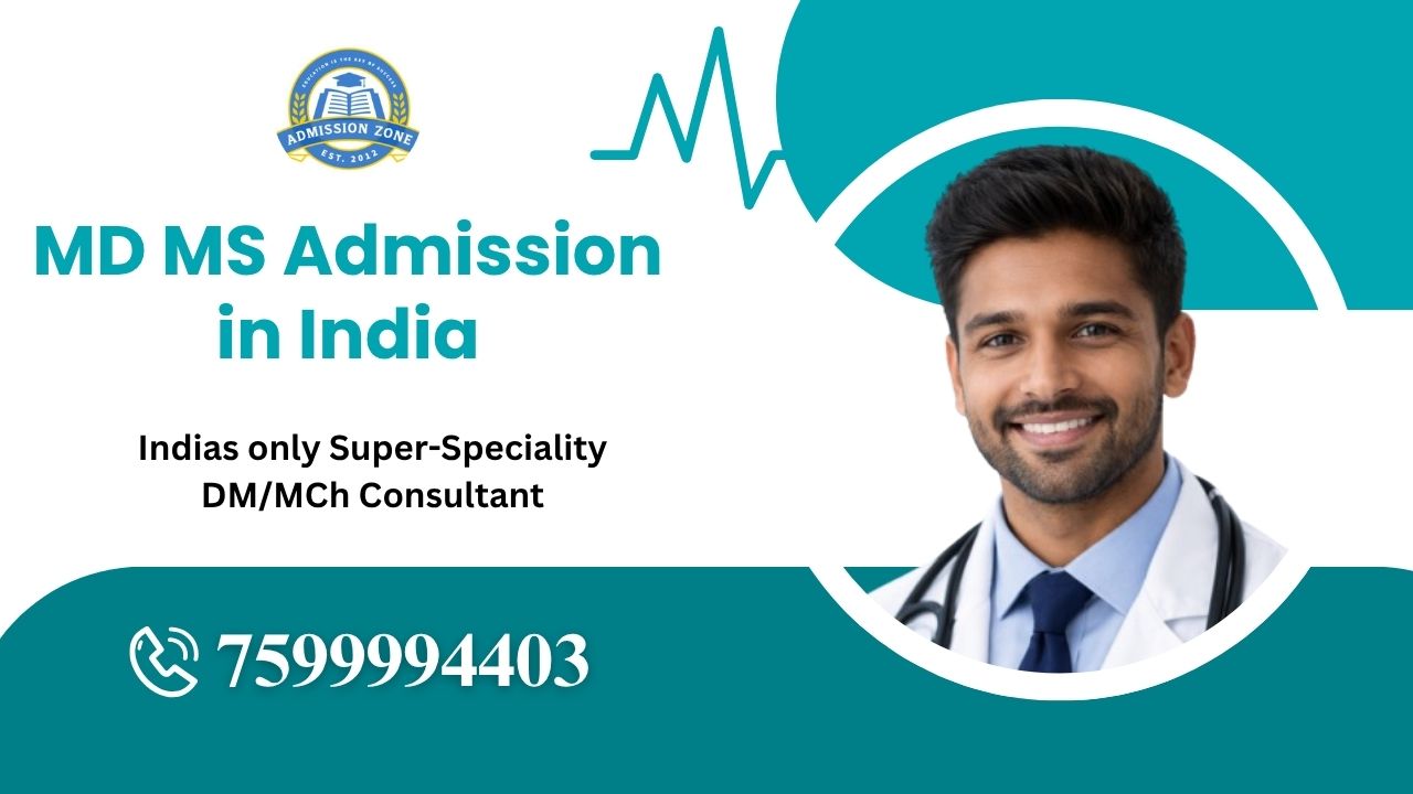 MD MS admission in India