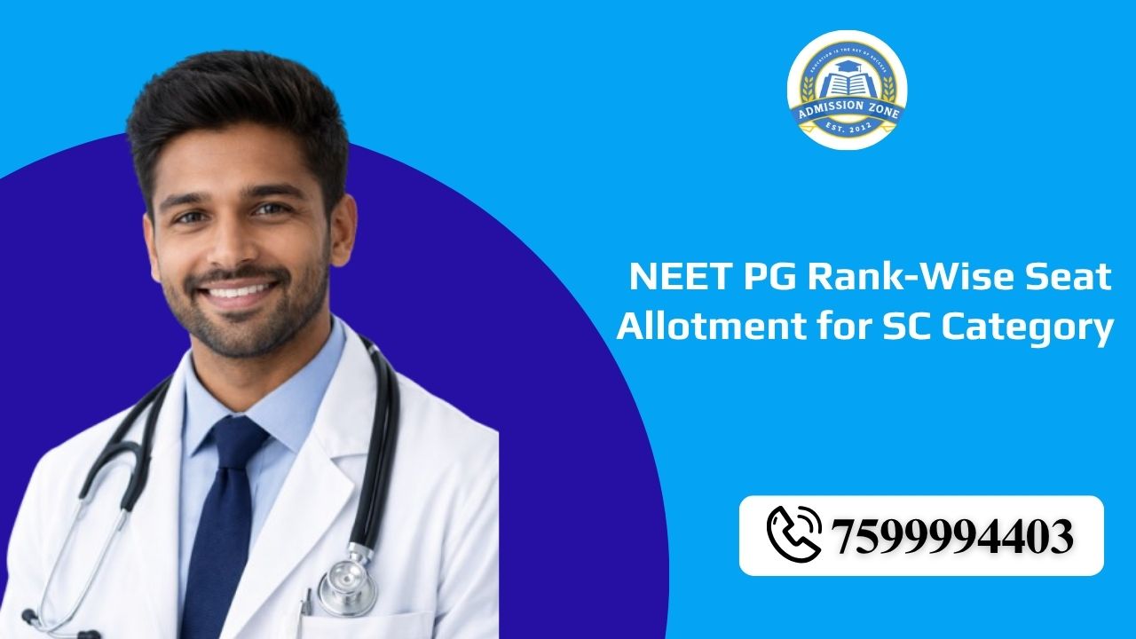 neet pg rank-wise seat allotment for sc category