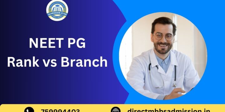 NEET PG Rank vs Branch
