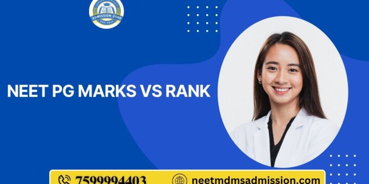 NEET PG Marks vs Rank 