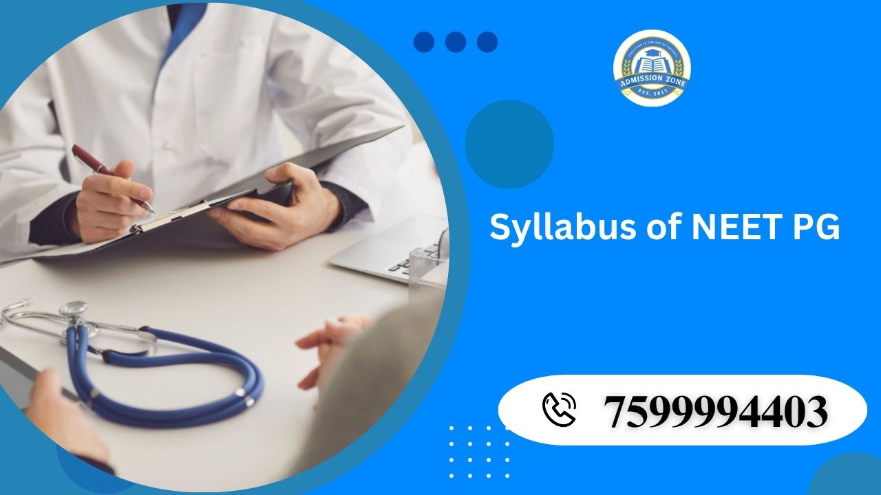 syllabus of neet pg