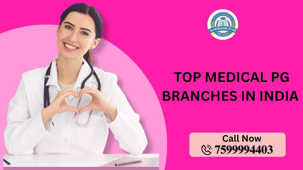 top medical pg branches in India