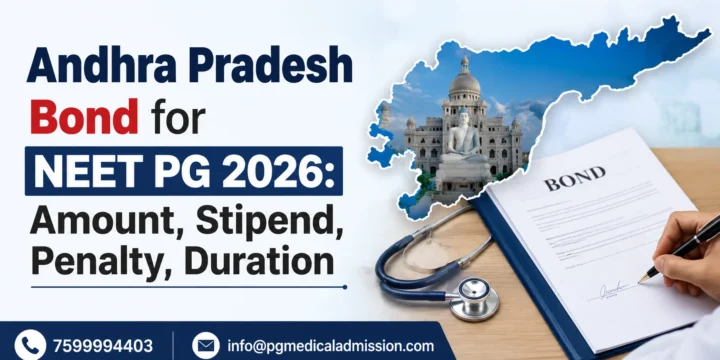 Andhra Pradesh Bond for NEET PG 2026: Fees, Stipend, Penalty, Duration