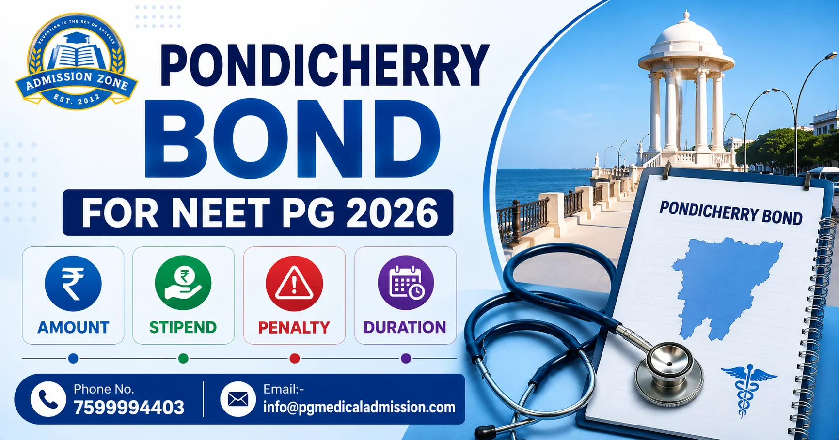 pondicherry bond for neet pg 2026
