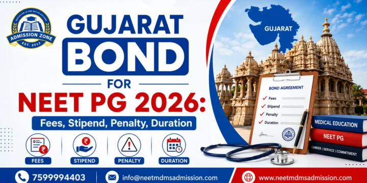 Gujarat Bond for NEET PG 2026: Fees, Stipend, Penalty, Duration