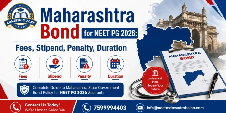 Maharashtra Bond for NEET PG 2026: Fees, Stipend, Penalty, Duration