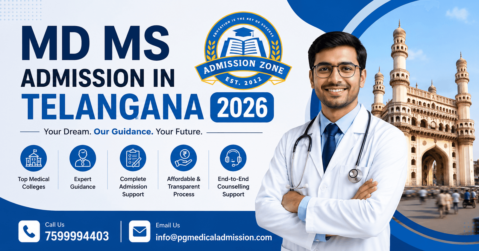 MD MS Admission in Telangana 2026