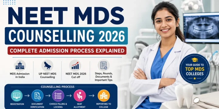 NEET MDS Counselling 2026: Complete Admission Process Explained