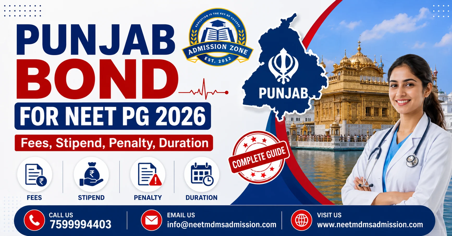Punjab Bond for NEET PG 2026