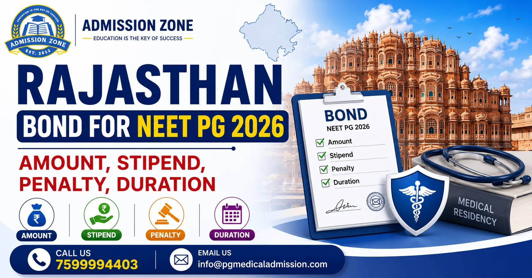 rajasthan bond for neet pg