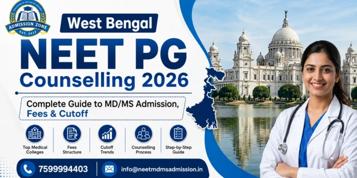West Bengal NEET PG Counselling 2026: Complete Guide to MD/MS Admission, Fees & Cutoff