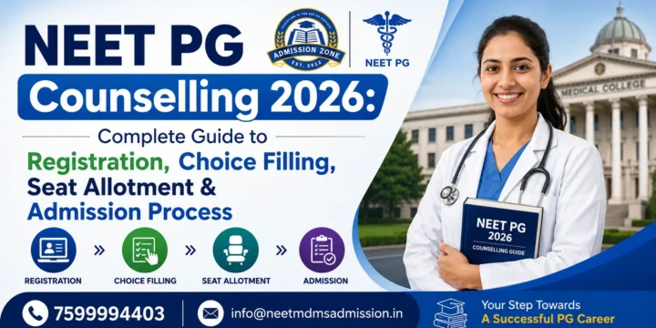 NEET PG Counselling 2026: Complete Guide to Registration, Choice Filling, Seat Allotment & Admission Process