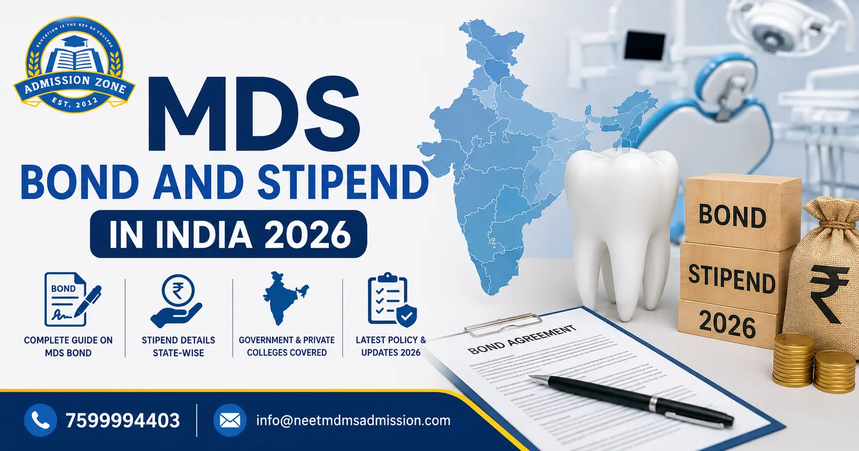 MDS Bond and Stipend in India