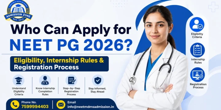 Who Can Apply for NEET PG 2026? Eligibility, Internship Rules & Registration Process