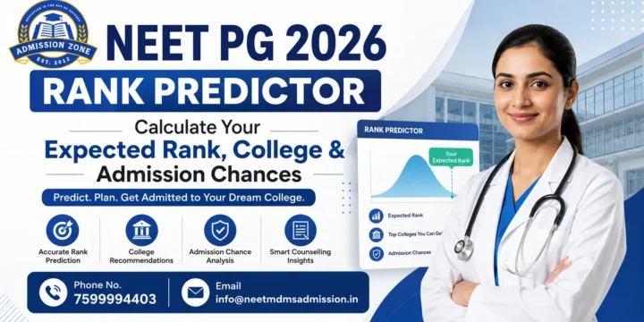 NEET PG 2026 Rank Predictor: Calculate Your Expected Rank, College & Admission Chances