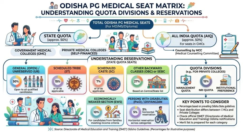 Odisha NEET PG Counselling 2026: Seat Matrix