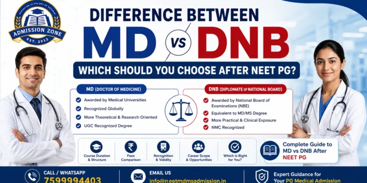 Difference Between MD and DNB: Which Should You Choose After NEET PG