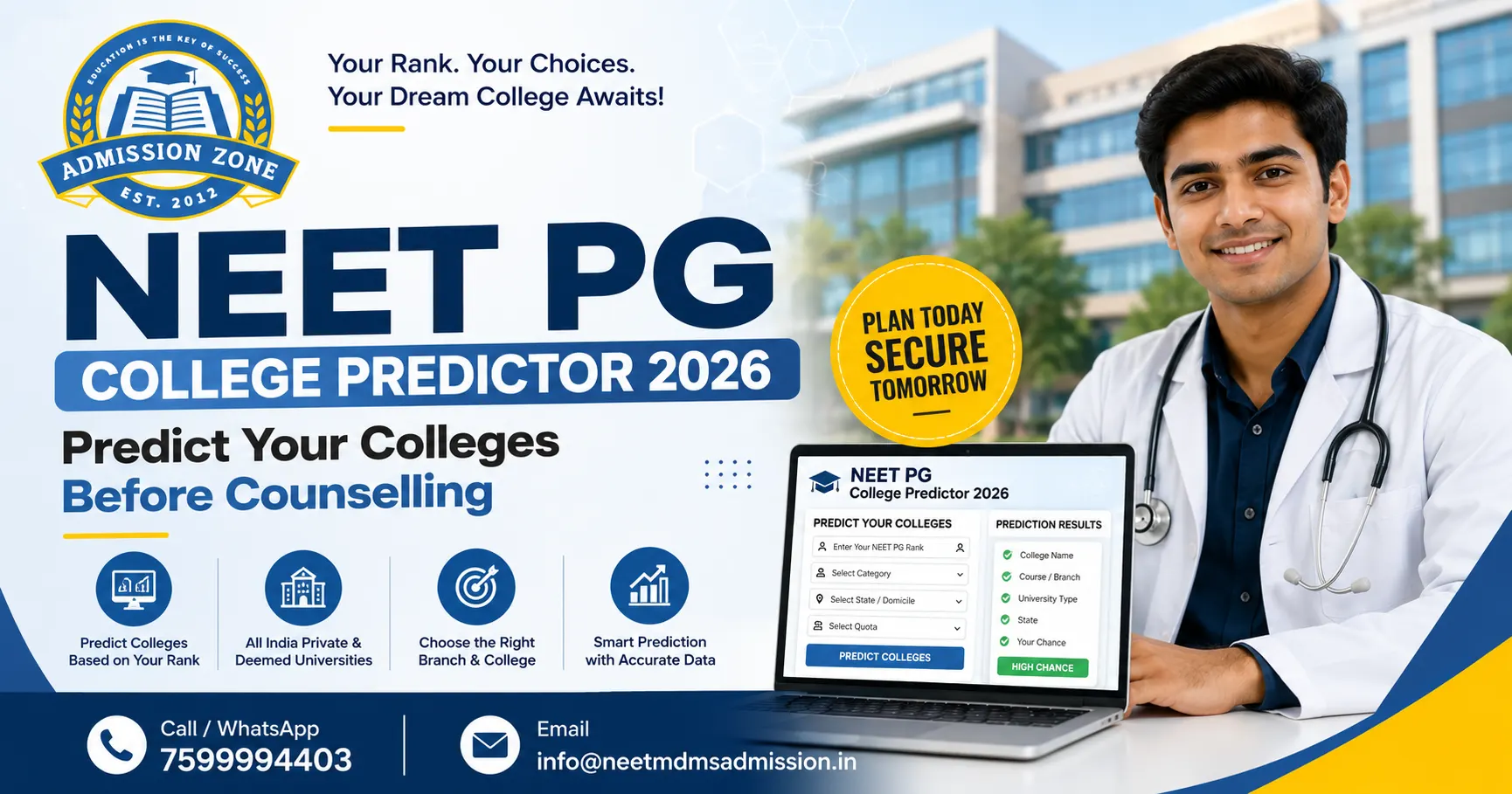 NEET PG College Prediction