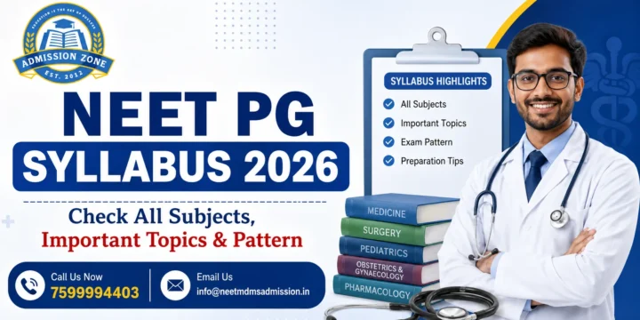 NEET PG Syllabus 2026: Check All Subjects, Important Topics & Pattern