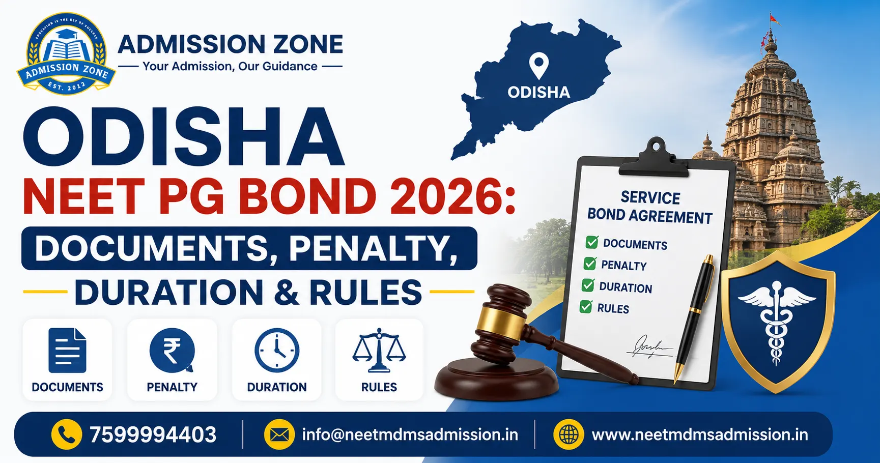 Odisha NEET PG Bond 2026
